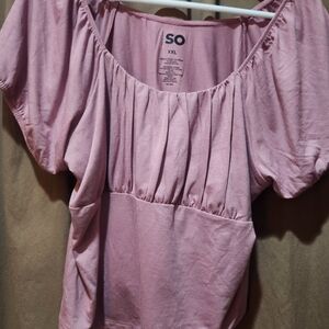 SO Women's Blush Pink Blouse